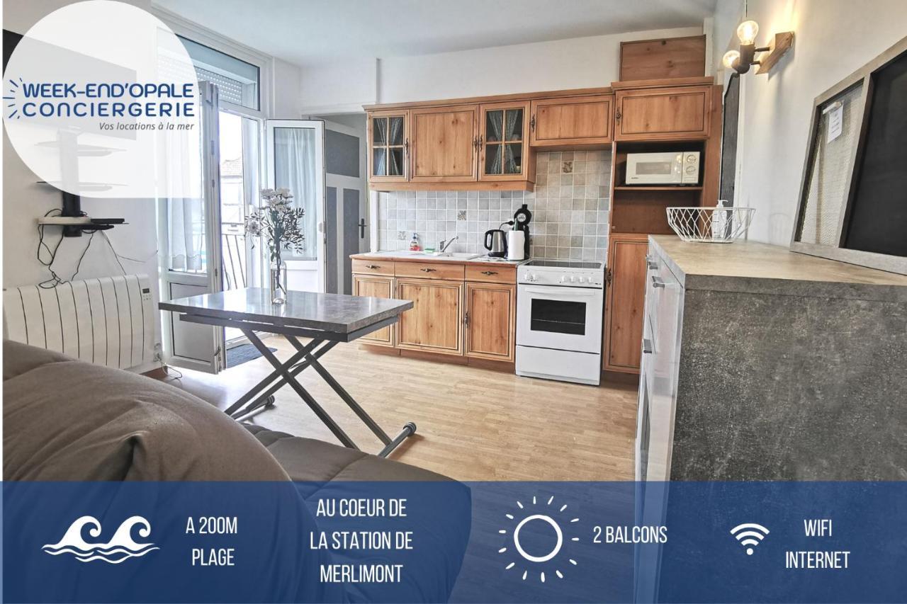 Appartement Le Bord De Plage メルリモン・プラージュ エクステリア 写真